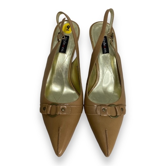 Style & Co - Nude Slingback Pumps - Size 9 - Picture 2 of 12
